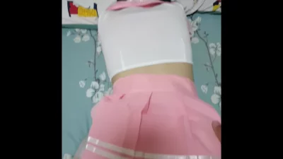 粉色渐变丝袜 jk后入